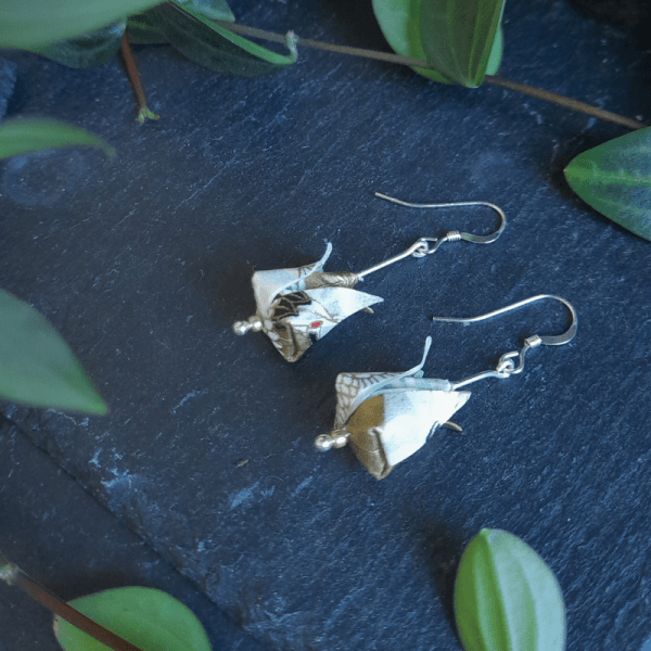 Boucles d'oreilles Hana dorées